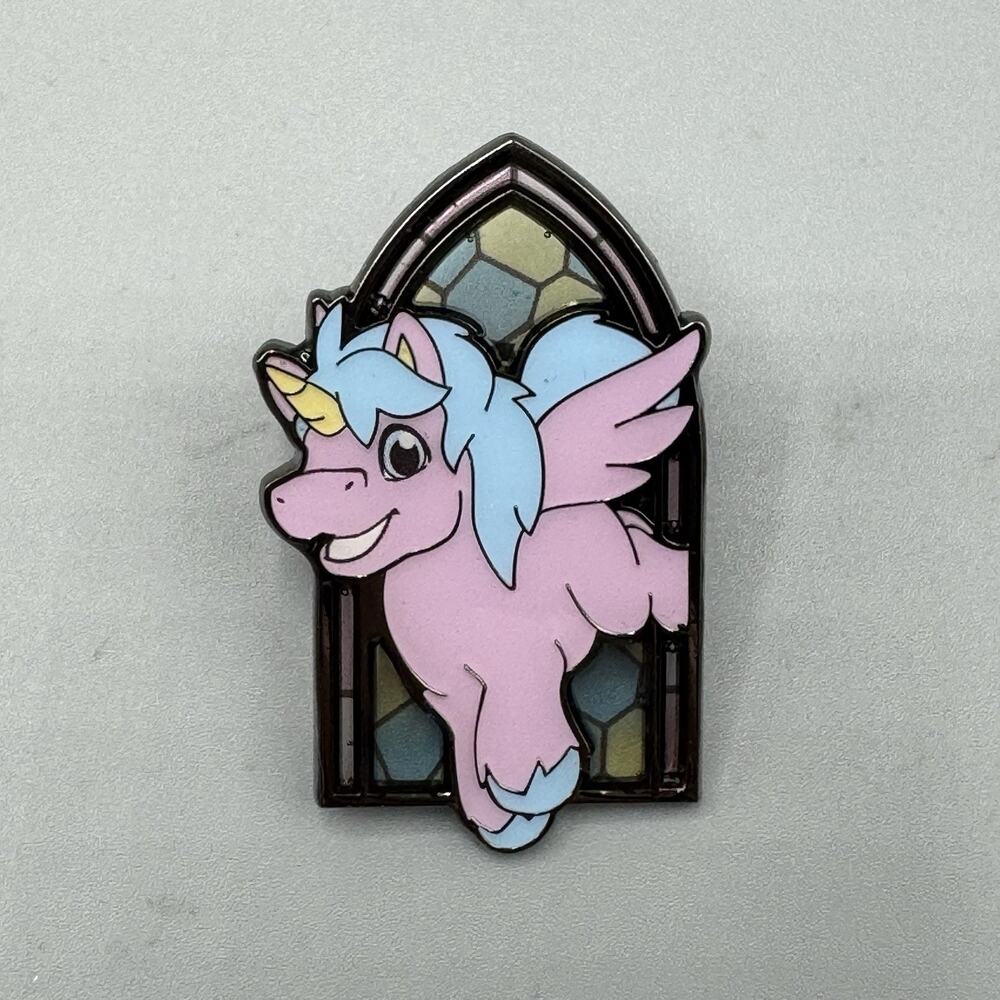 Neopets Stained Glass Blind Enamel Pin w/ Code- UNI
